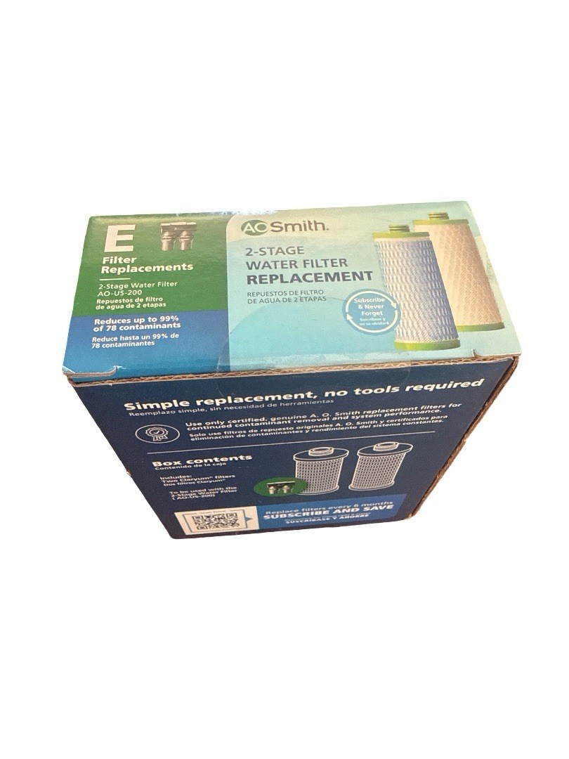 AO Smith 2-Stage Water Filter Replacements AO-US-200-R 960784 , SEALED!