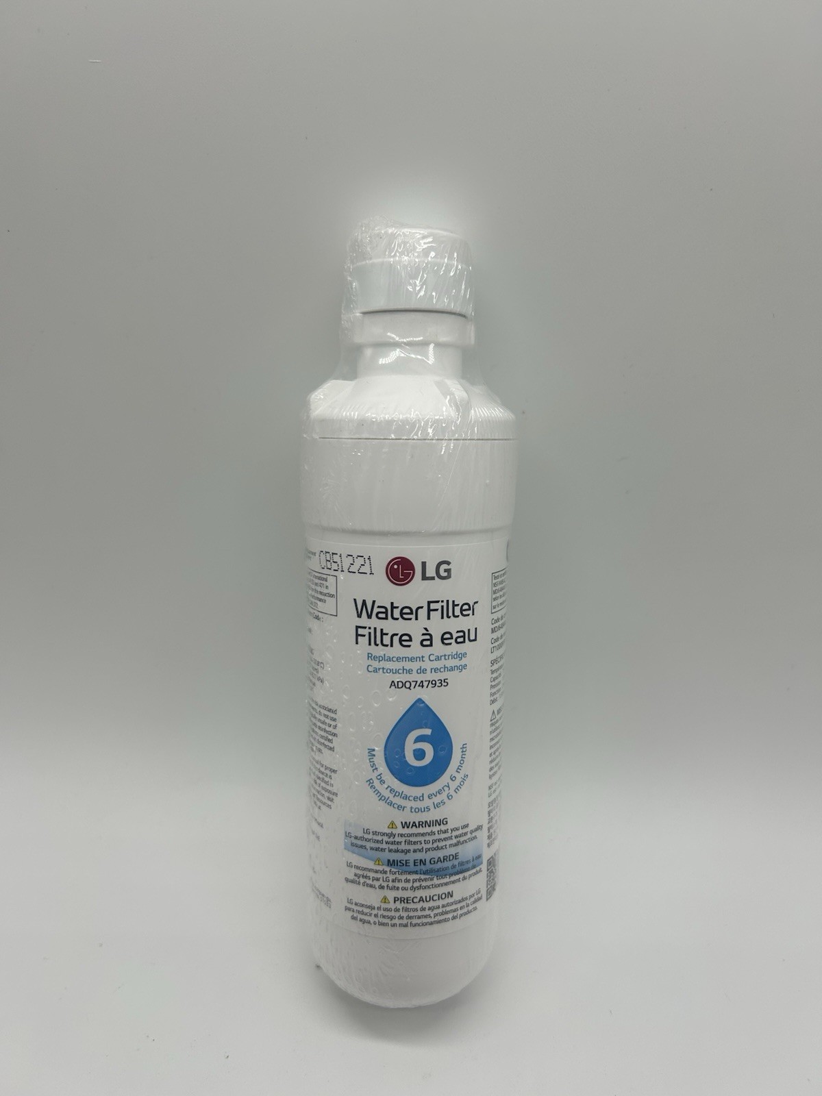 LG LT1000P/PC/PCS Refrigerator Water Filter Replacement 6 month/200 gallon
