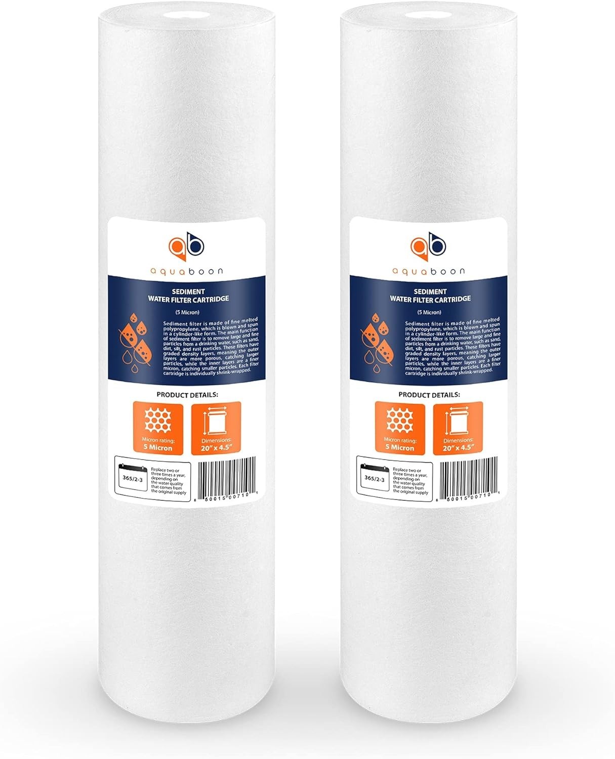 5 Micron 20 x 4.5 Whole House Sediment Filter Cartridge 20 inch Water Filter …