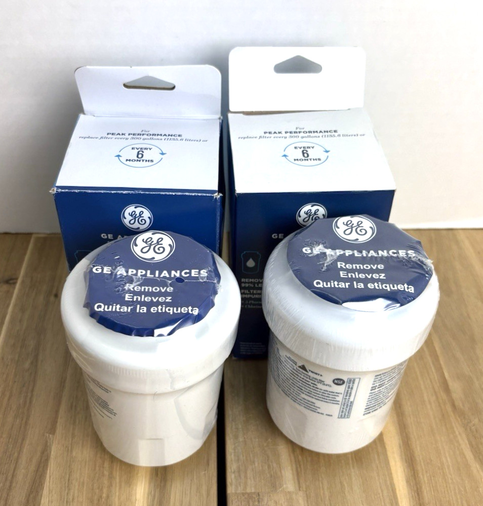 2 Pack Genuine GE Appliances MWF Smartwater Refrigerator Water Filter Sealed