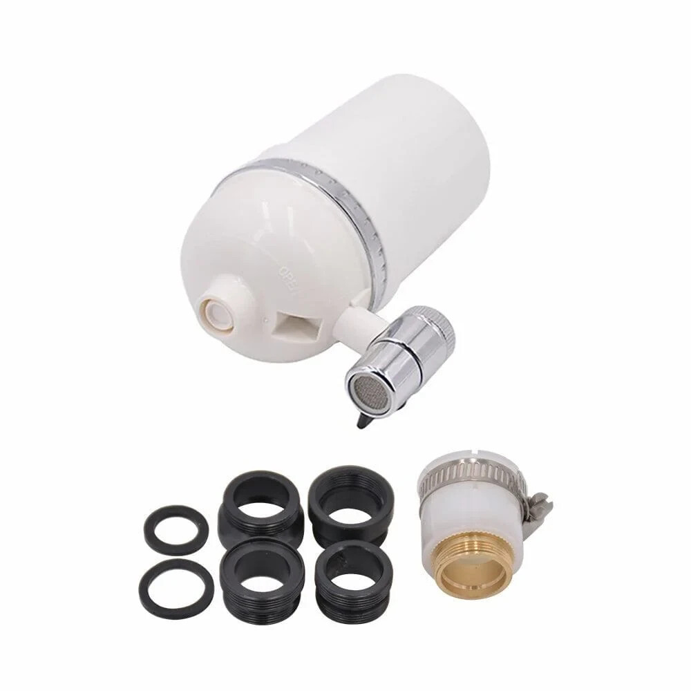 Premium Alkaline Faucet Filter with Carbon Block – 300 Gallons, Microplastic-Fre