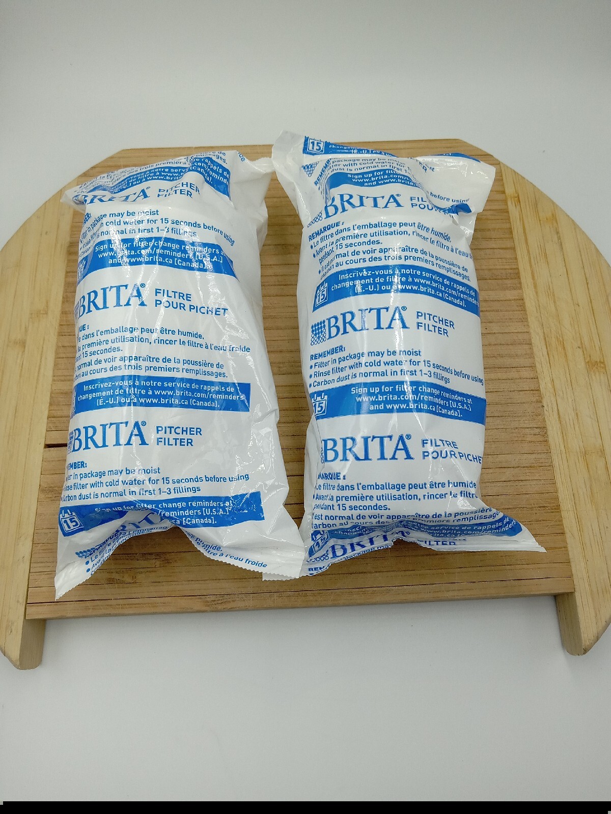 2 Brita Water Filter Pitcher Advanced Replacement Filters 2 Count Pack no box