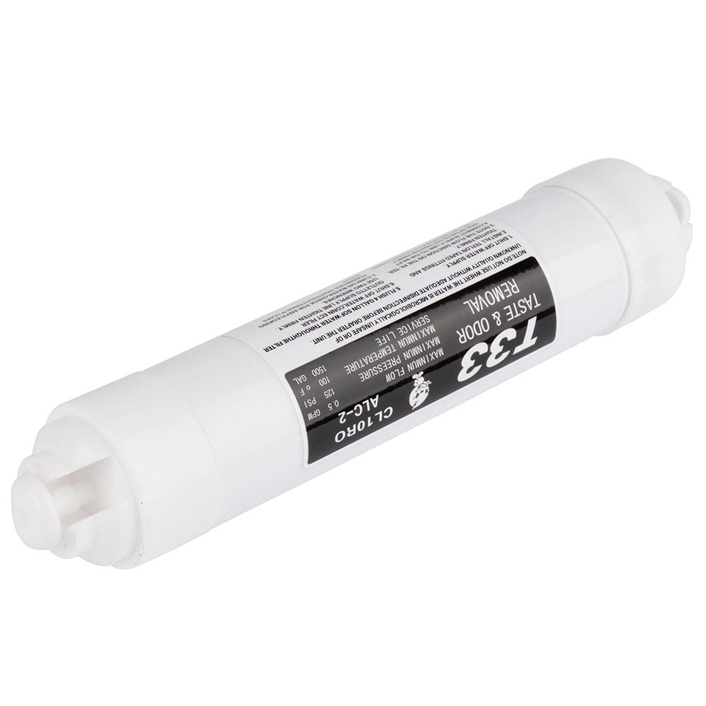 Inline T33 GAC Coconut Shell Water Filter Replacement for Reverse Osmosis System