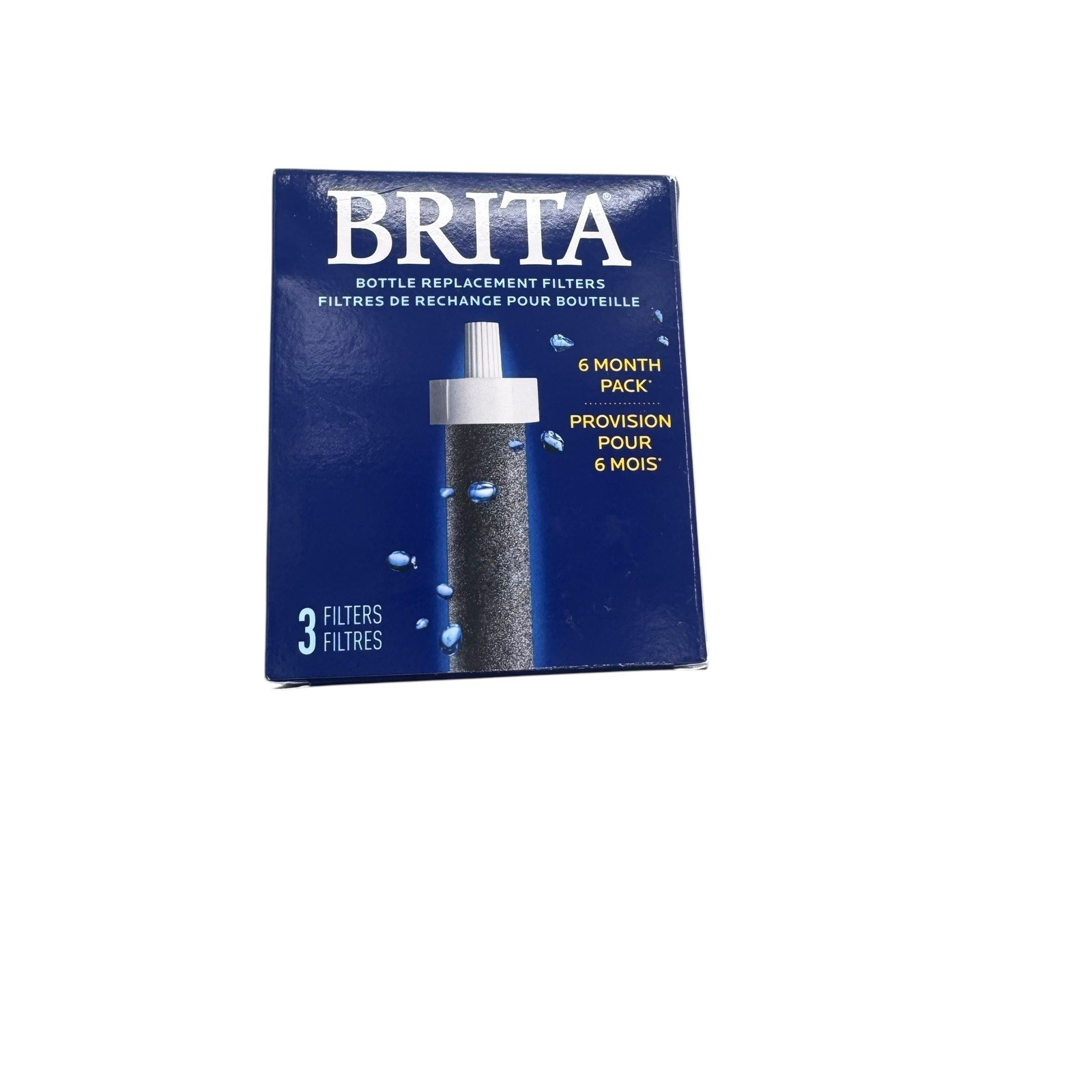 BRITA Bottle Replacement 3 Filters 6 Months Pack Filters NEW