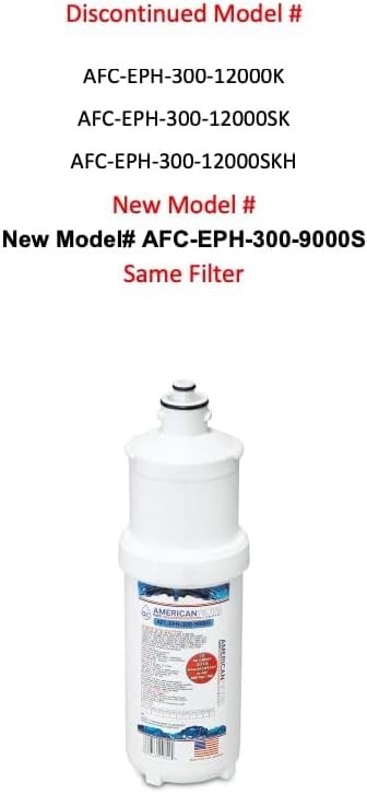 American Filter AFC-EPH-104-9000S CFS9112-S Water Filter 3-Pack