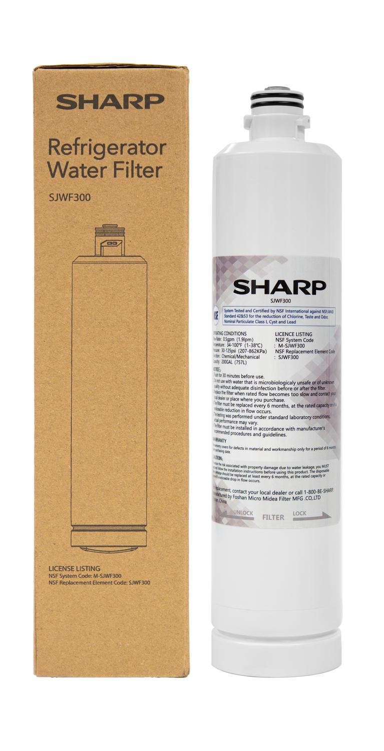 Sharp SJWF300 Replacement Water Filter for French Door Refrigerator SJF2955KS
