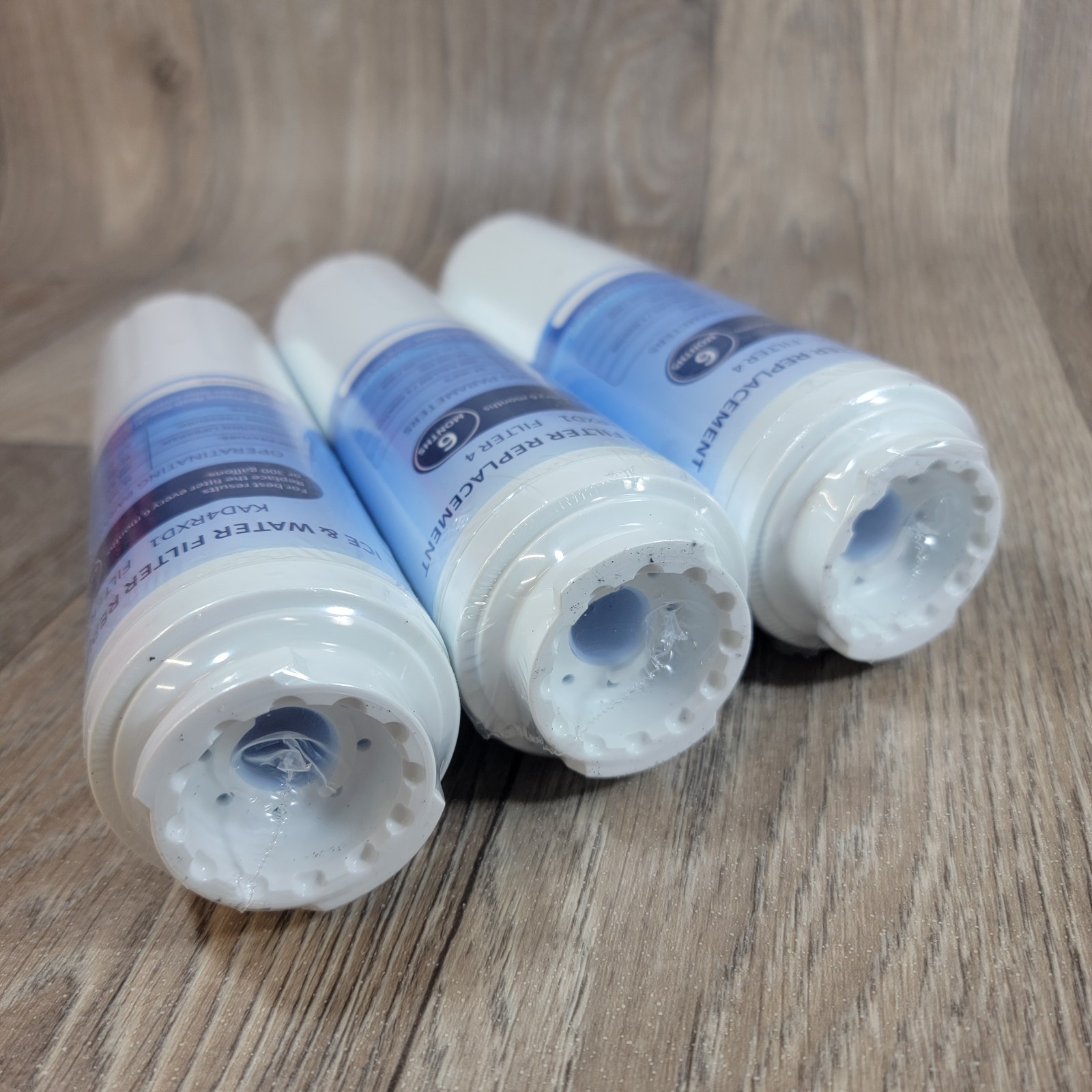 3x Kitchenaid Unbranded Ice & Water Replacement Refrigerator Filter 4 KAD4RXD1