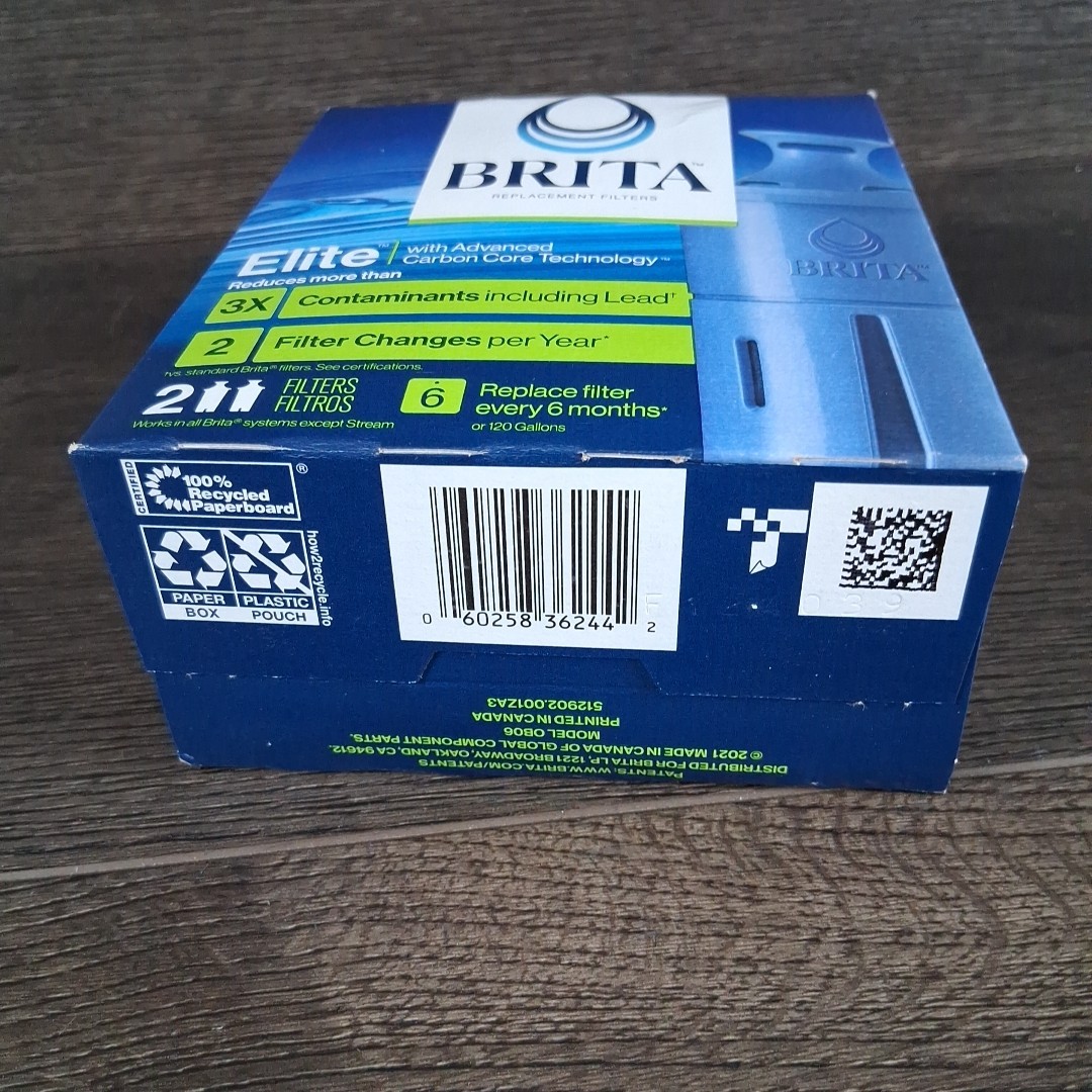 Brita Longlast Replacement Filters for Pitchers Dispensers – 2 Count