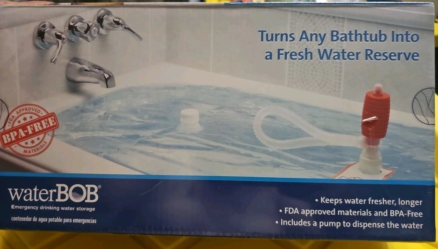 WATER BOB FRESH WATER RESERVE BPA-FREE New Unopened 100 Gallon Storage