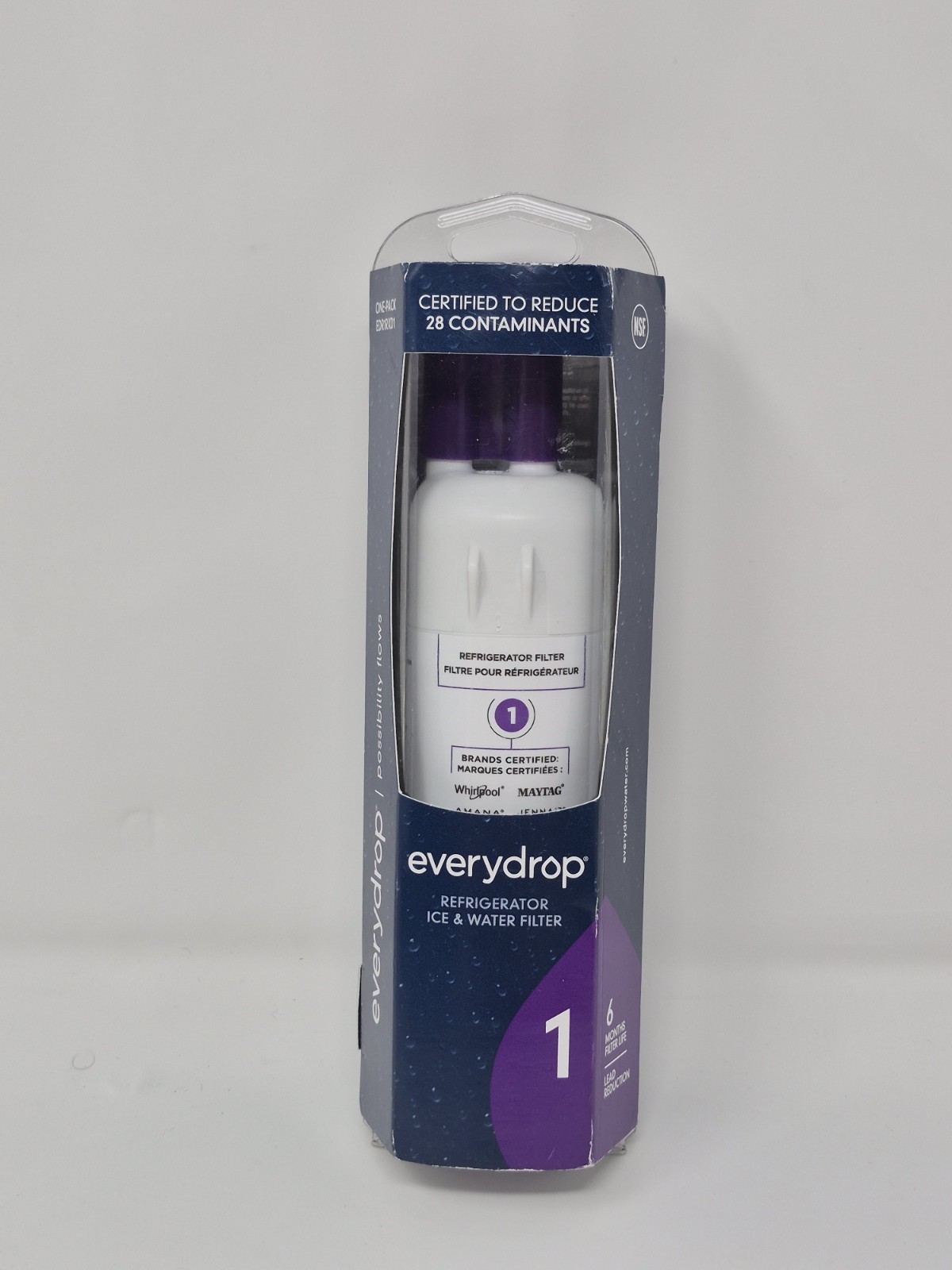 EveryDrop #1 Refrigerator Ice and Water Filter Whirlpool ΕDR1RXD1 / Brand New