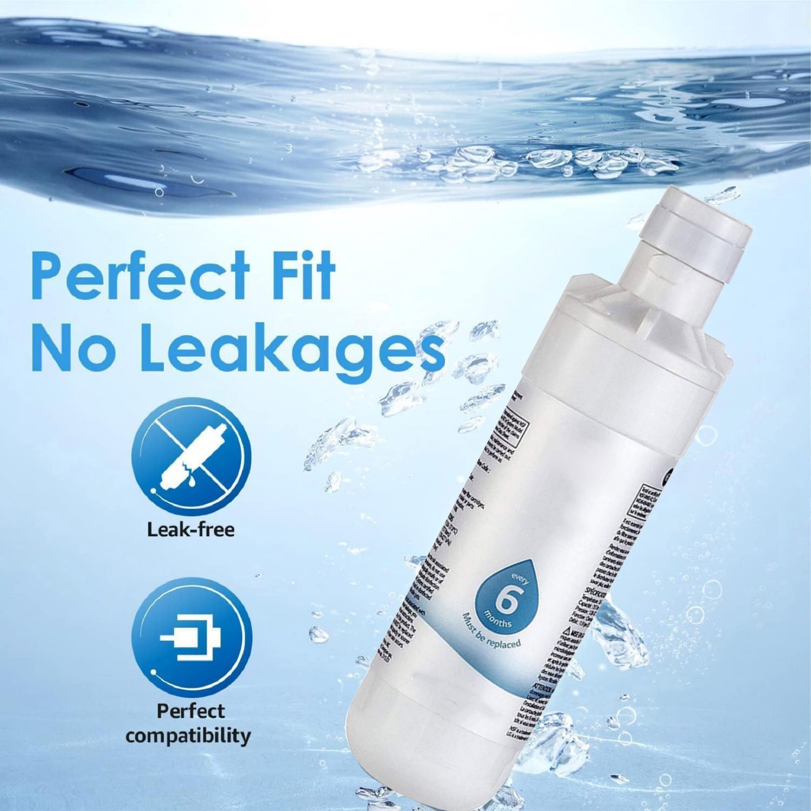 Water Filter Cartridge ADQ747935 For LG CF16 GF-1000P Refrigerator Model Series