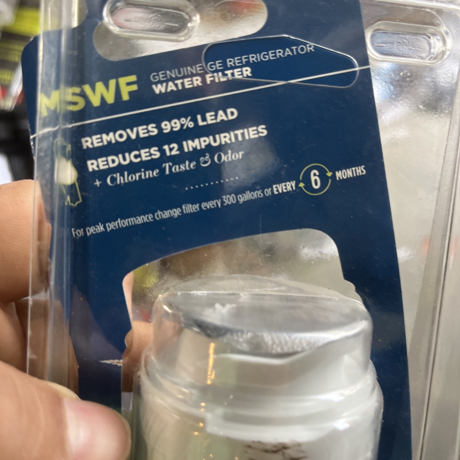 NEW OEM 1 PACK GE MSWF refrigerator water filter replacement SmartWater filter