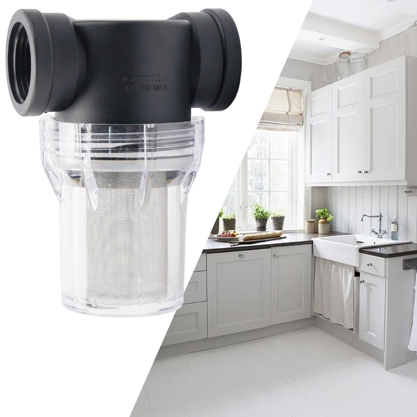 Watering Pipe Filter Filter Screen Water Pipe Filter 1/2» 3/4» 1»