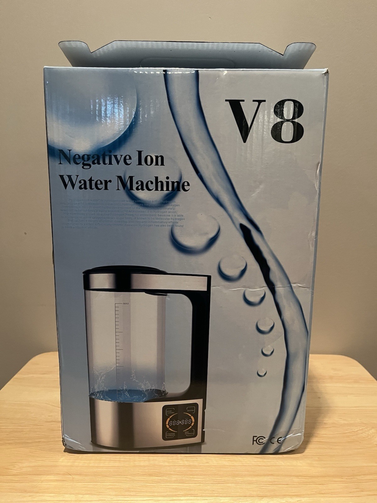 NEW V8-A 1.8 Liter Electric Negative Ion Water Machine
