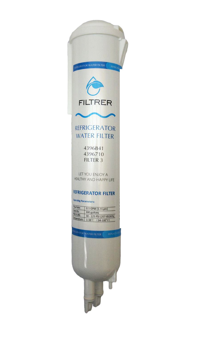 2 Pack Refrigerator Water Replacement Filter EDR3RXD1 9083 4396841 4396710