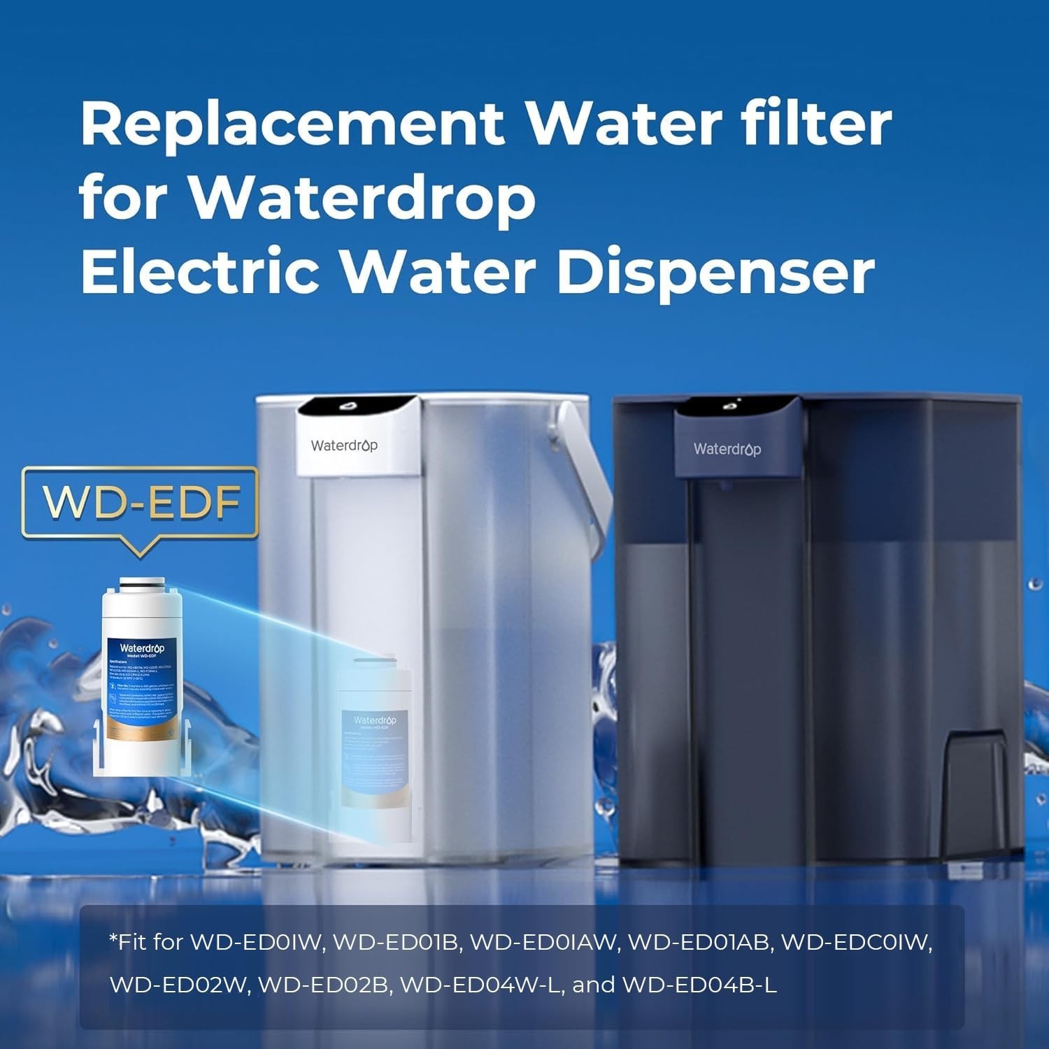Simple Tool-Free Replacement Water Filter for Electric Pitchers | NSF Certified