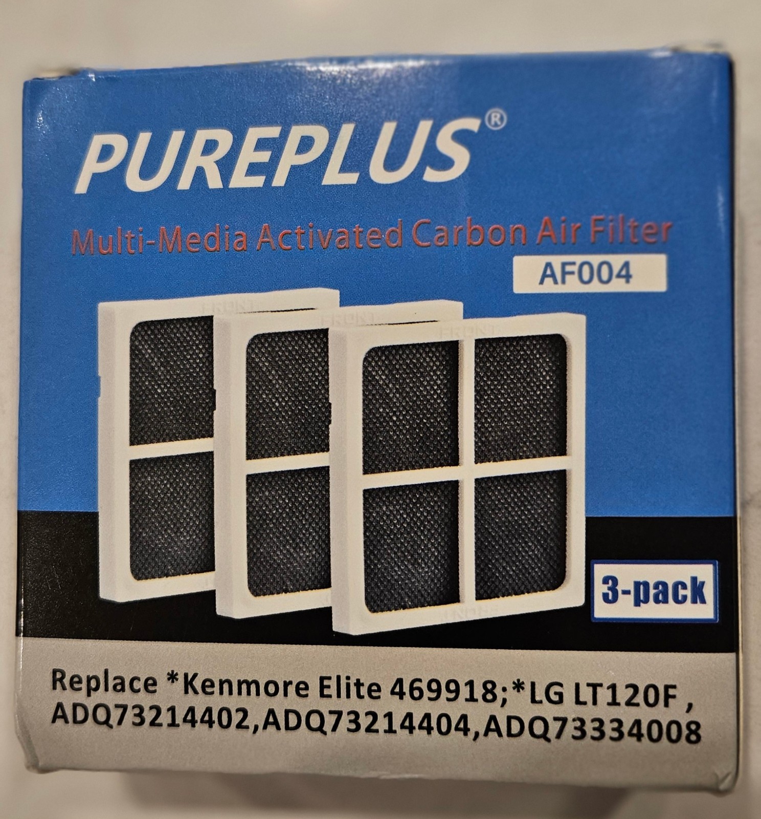 Waterdrop WD-F46 Replacement Refrigerator Water Filter + AF-004 Air Filters
