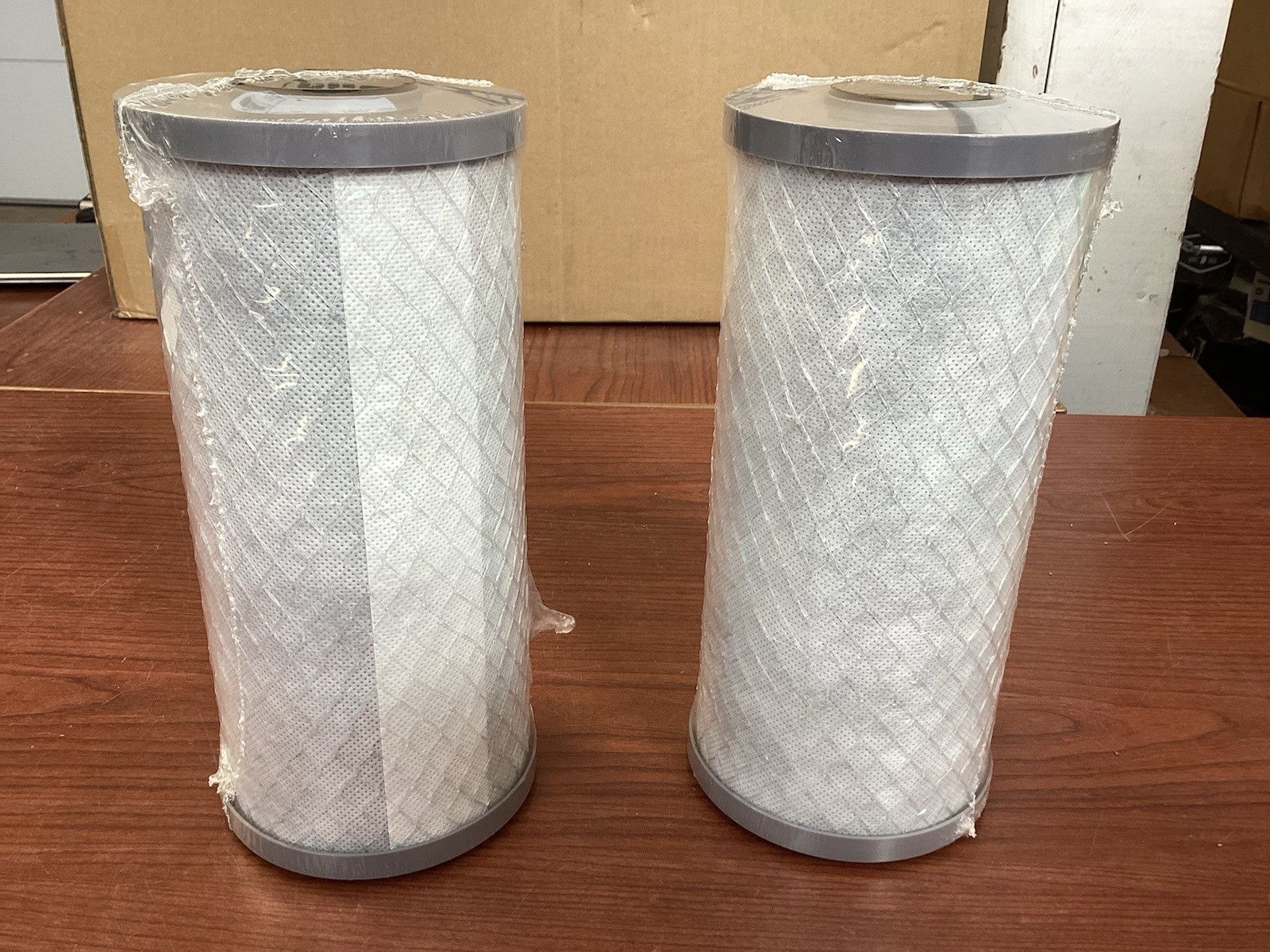 NEW 5 Micron 9.75in x 4.5in Sediment Carbon Block Water Filter 2PK B57