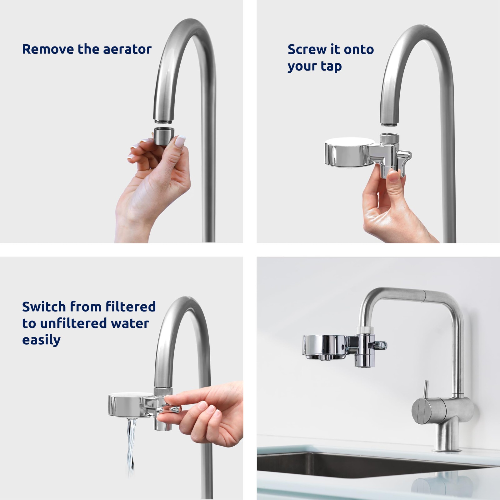 Tappwater EcoPro Compact – Smallest Tap Water Filter Available, Filters 100+ …