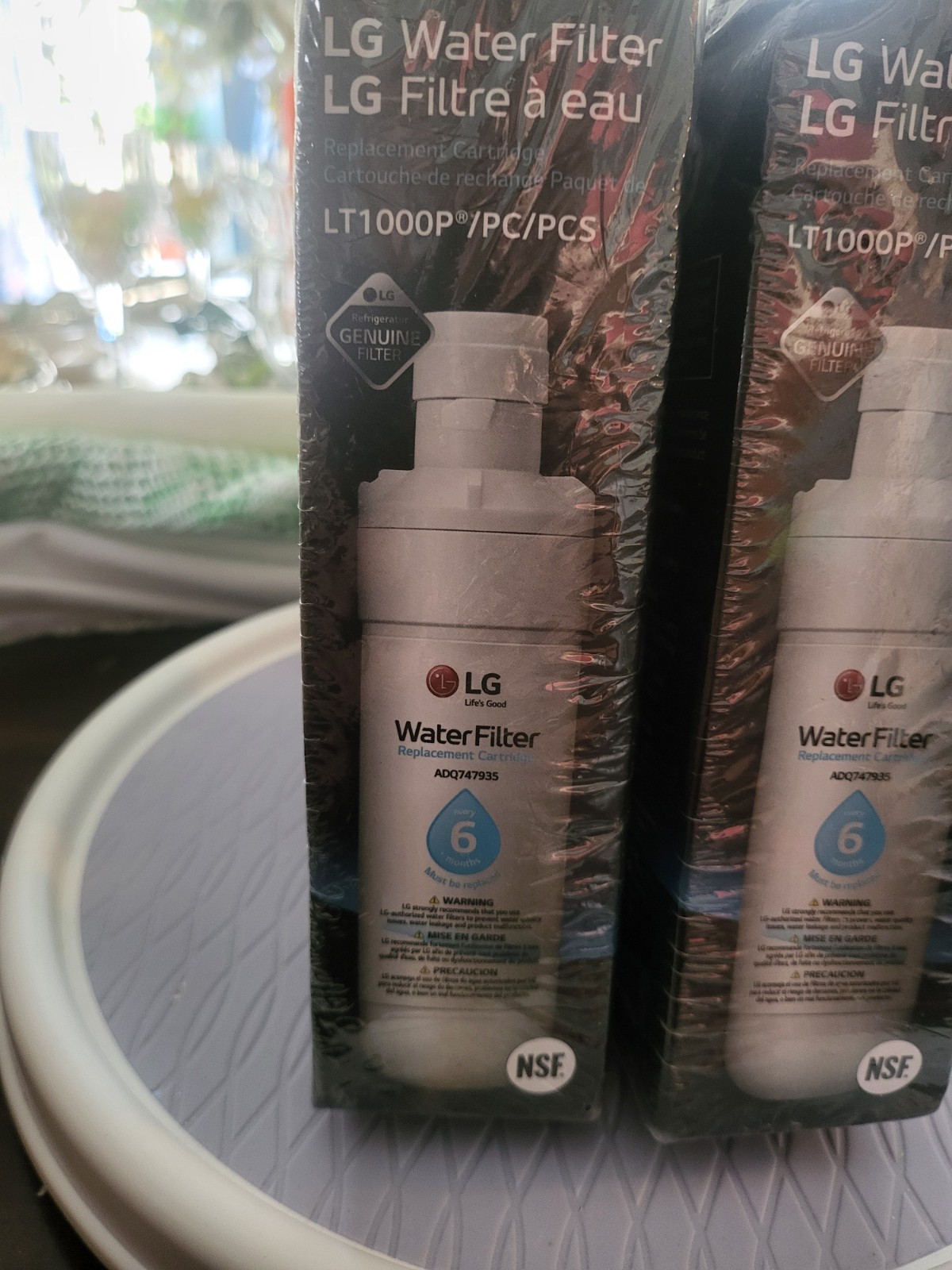 LG – LT1000P/PC/PCS Genuine Replacement Water Filter Cartridge – Lot of 2 NEW