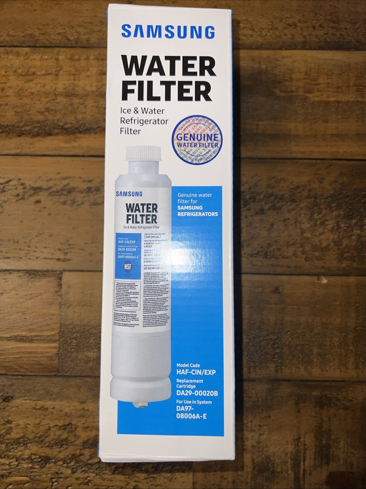 SAMSUNG DA29 Genuine Filter Refrigerator Water HAF-CIN/EXP
