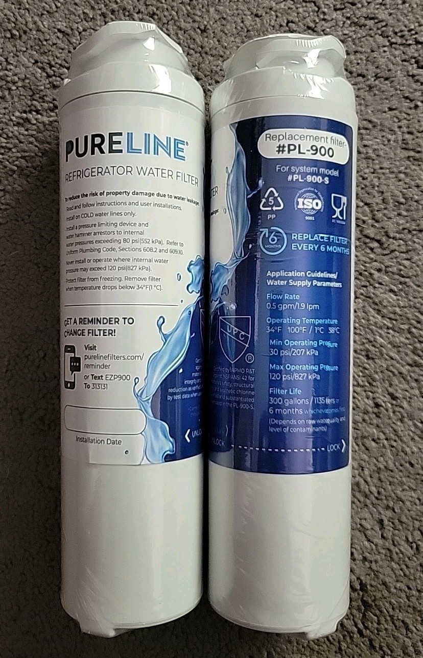 Replacement For GE MSWF Water Filter Proline PL-900-S Pack Of 2 New SEALED