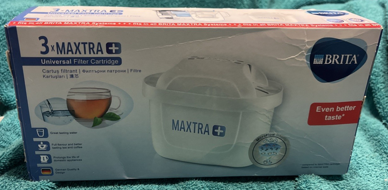 BRITA MAXTRA+ Water Filter Pitcher Cartridges Pack Of 3