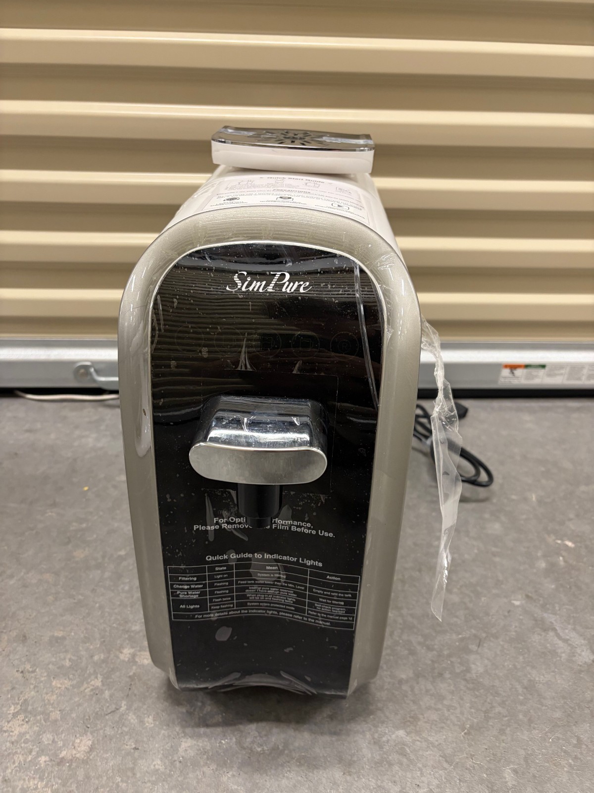 SimPure Water Filtration System Y7P-BW With Reverse Osmosis and Composite Filter