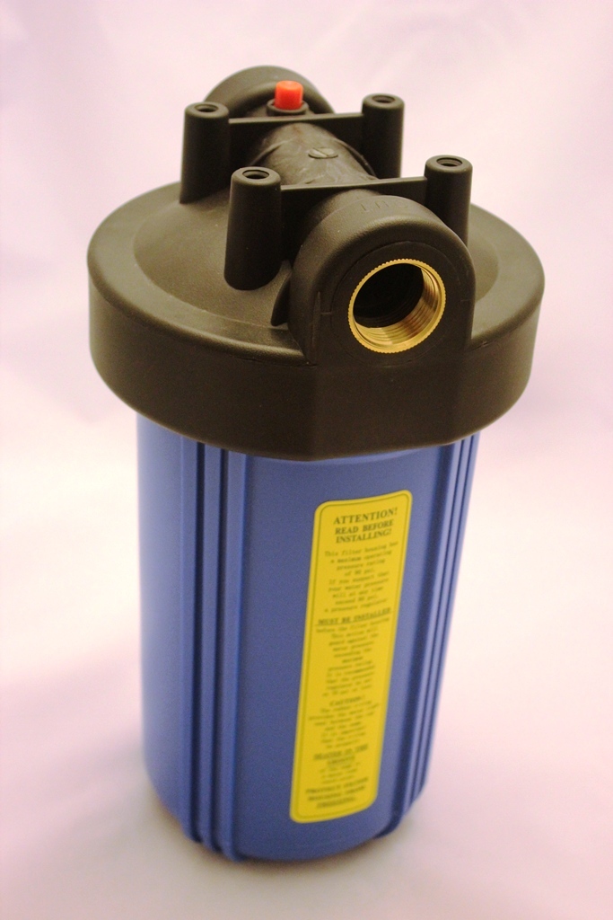 Big Blue 10″ Whole House Water Filter System (3/4″ Port)+Mounting Bracket+Filter