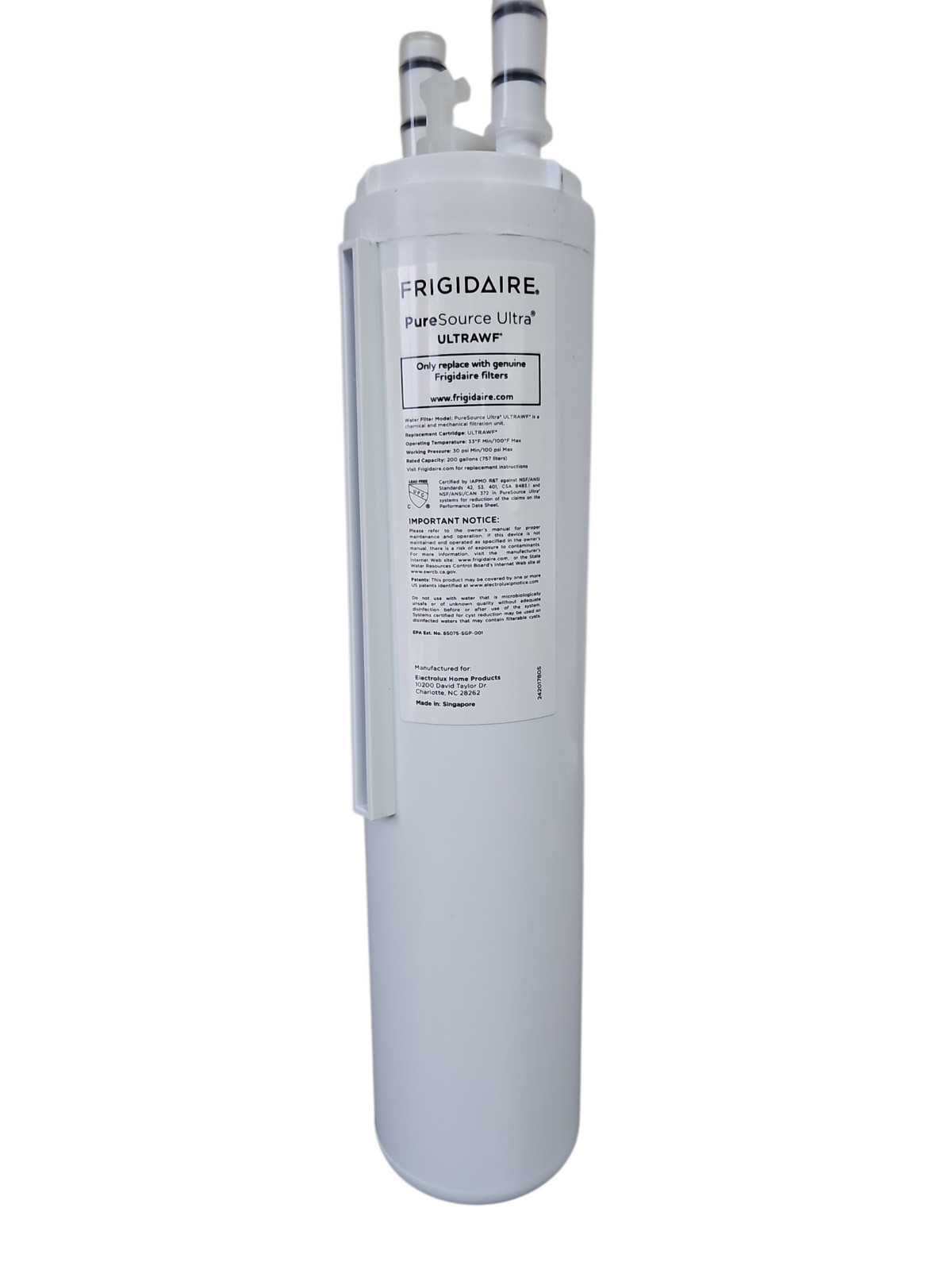 FRIGIDAIRE ULTRAWF Pure Source Ultra Water Filter, Original, White, 1 Count