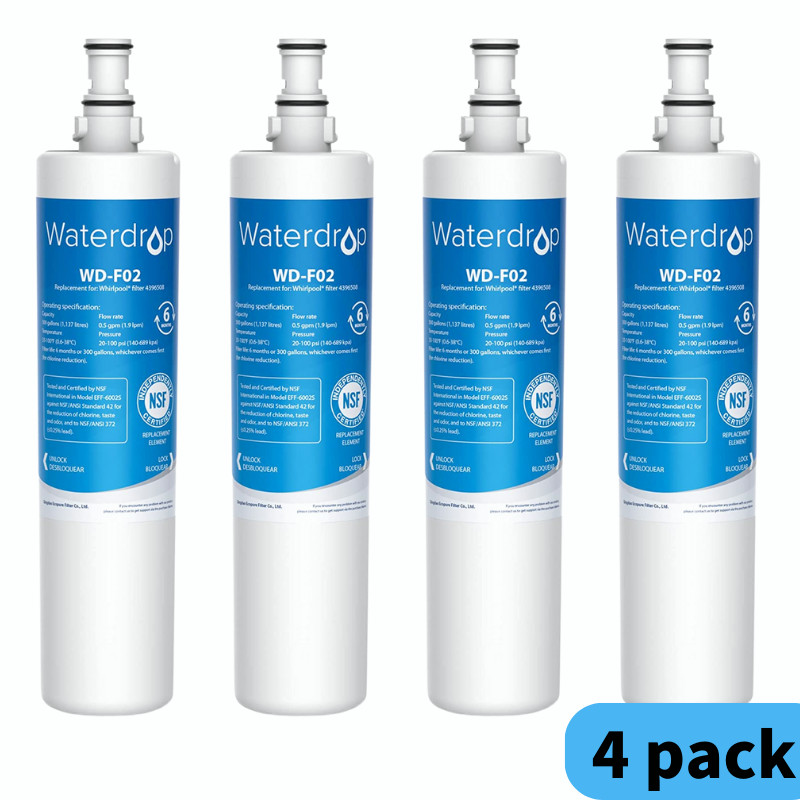 Waterdrop 4396508 Water Filter, Replacement for FMW-2, nlc240v, 4396510, 4392857