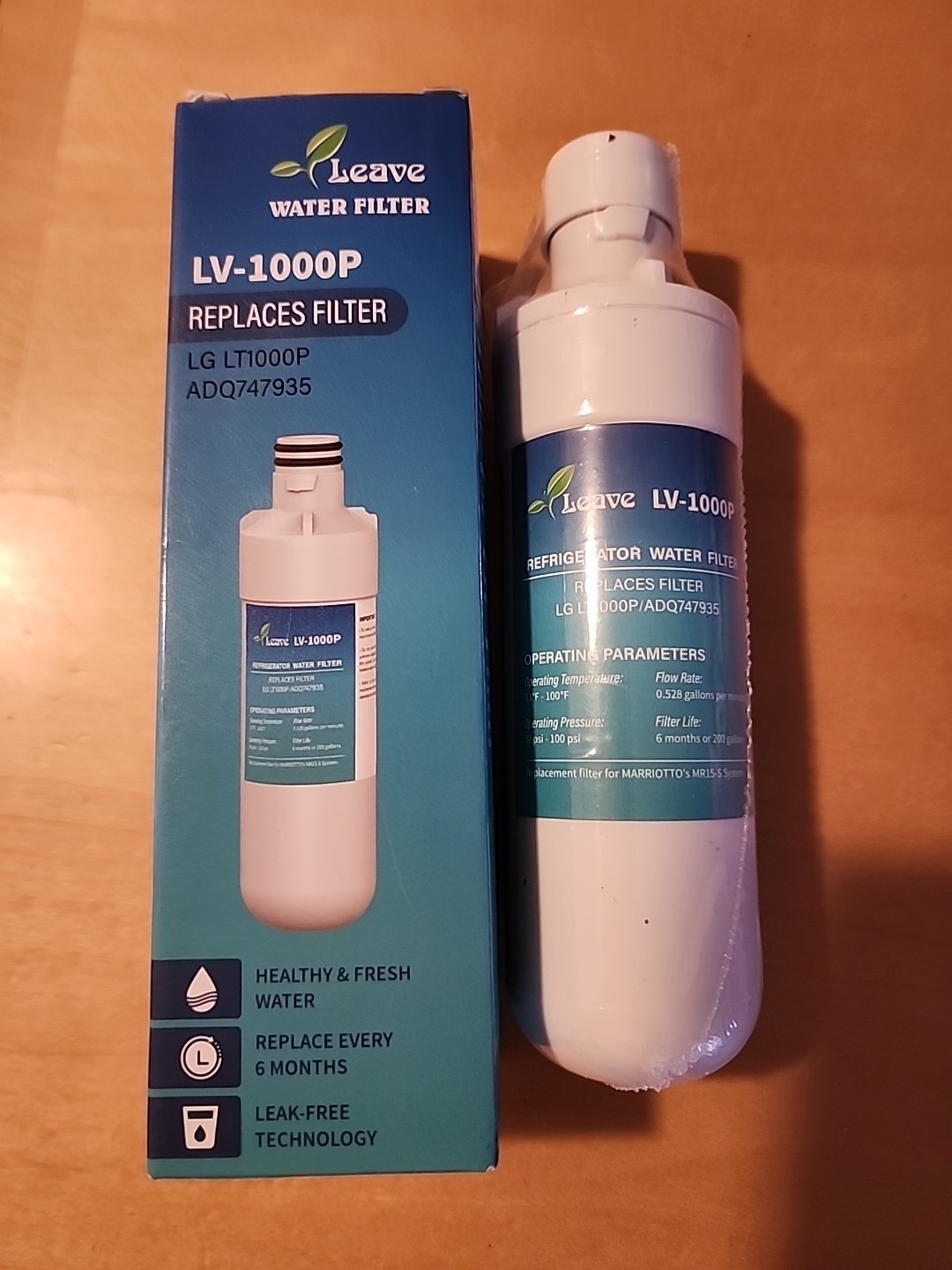 LG LT1000P ADQ747935 MDJ64844601 LT1000PC Water filter Replacement