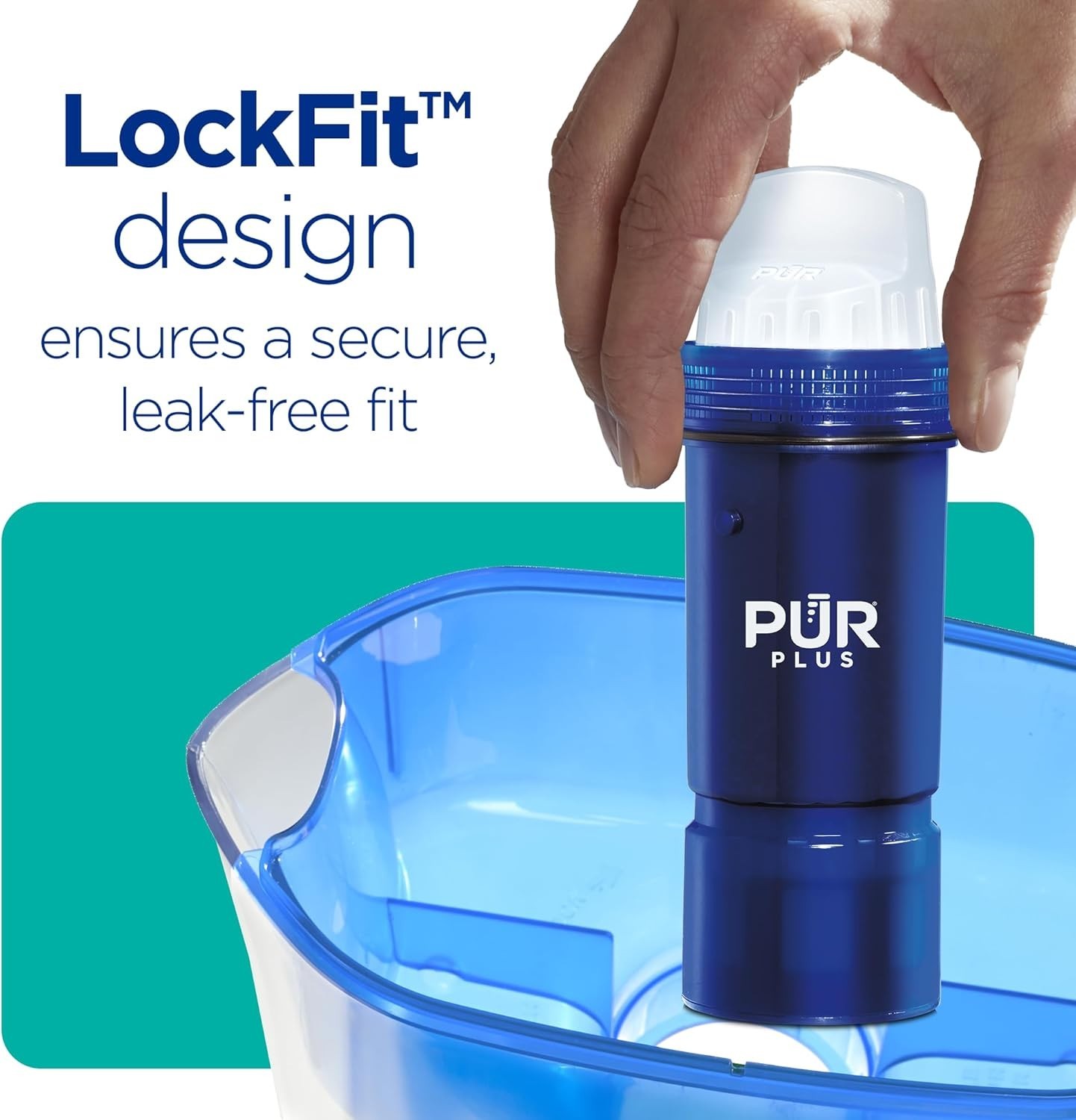 PUR Plus Water Filter Replacement for Pitchers & Dispensers, 1 Count