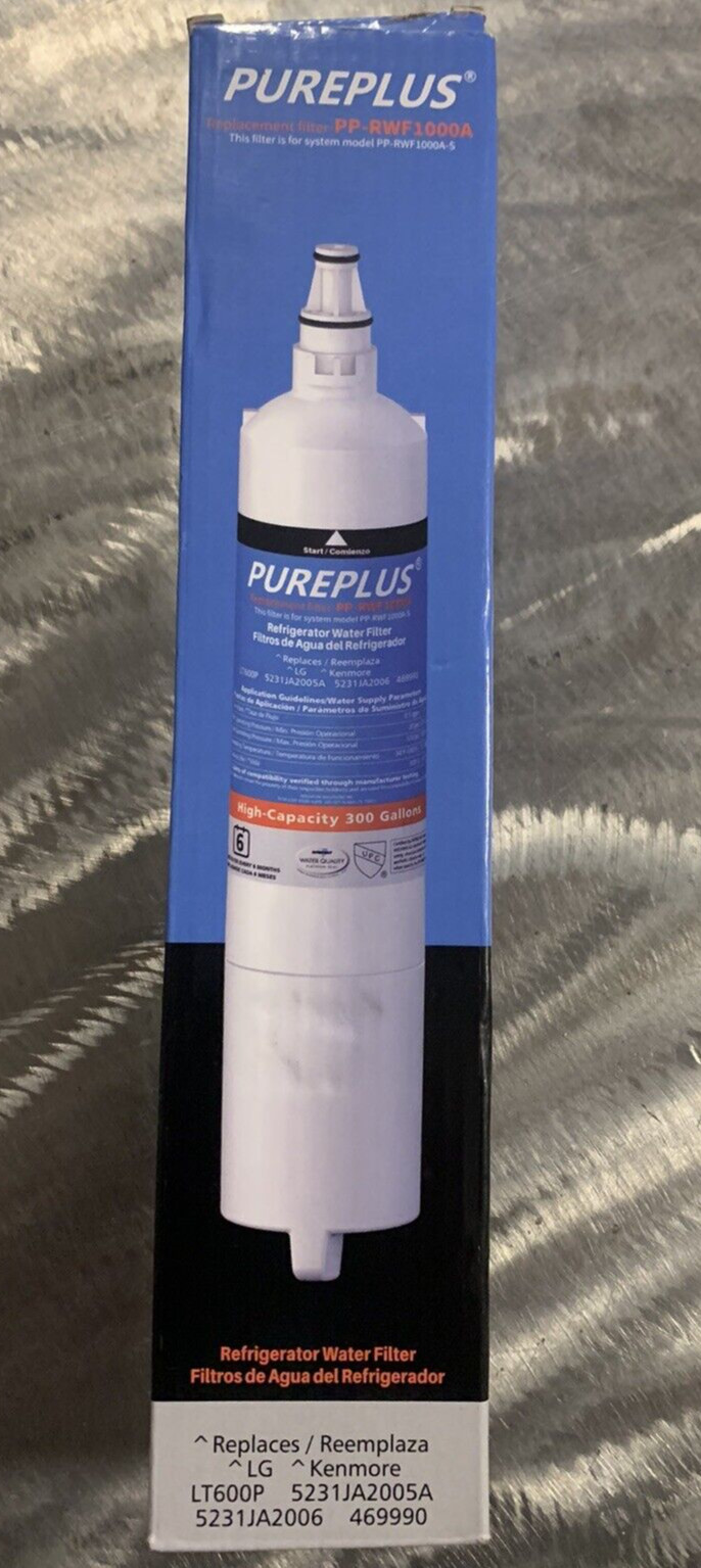 NEW Pureplus Refrigerator Replacement Filter PP-RWF1000A-S / LT600P / 469990