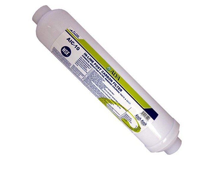 Ice Maker Inline Filter 1/4″ compression connection fittings white 1500 gallons