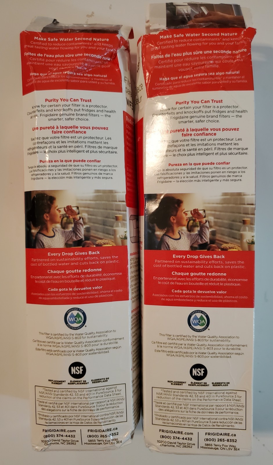 Frigidaire WF3CB Puresource 3 Refrigerator Water & Ice Filter2 PACK New In Box