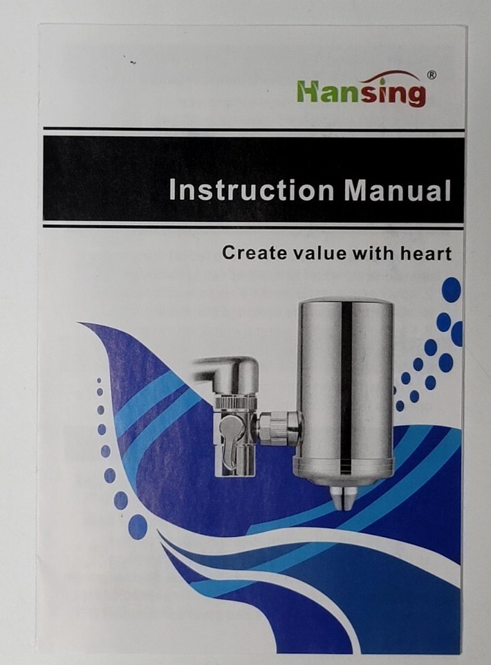 Hansing Faucet Mount Water Filter HS-FM02 Water Carbon Fiber Filtration