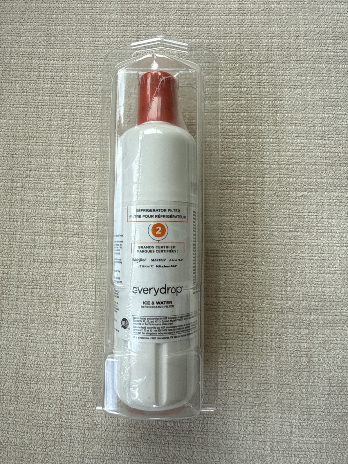 New EveryDrop #2 Ice & Water Refrigerator Filter