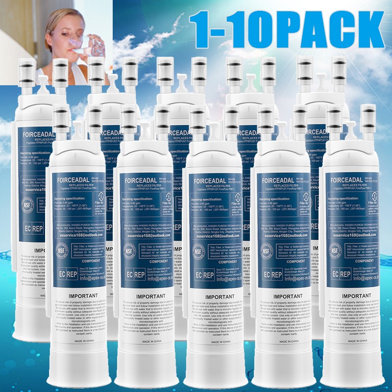 1/2/4/6/10 pcs for Frigidaire FPPWFU01 PWF-1 Refrige PurePour Water &Ice Filter