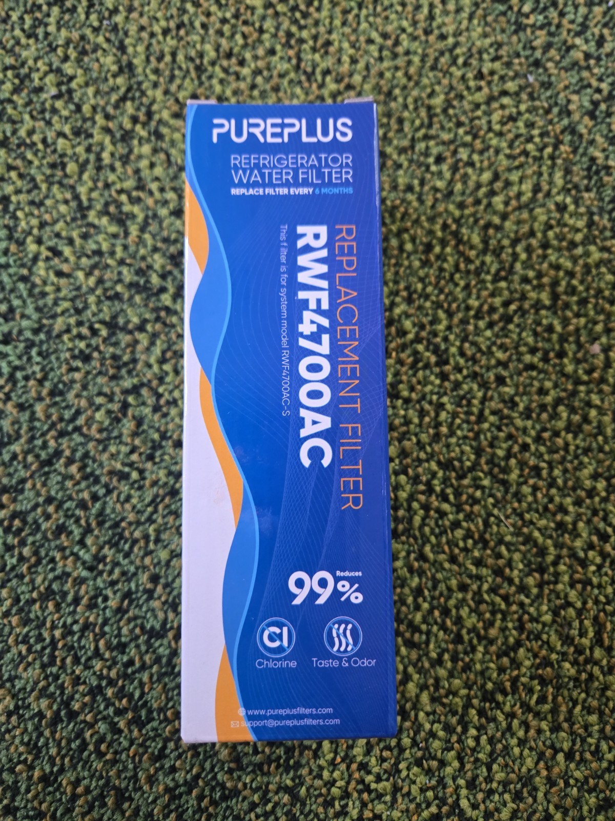 Pureplus RWF4700AC Refrigerator Water Filter Replacement for LG Kenmore LT1000P