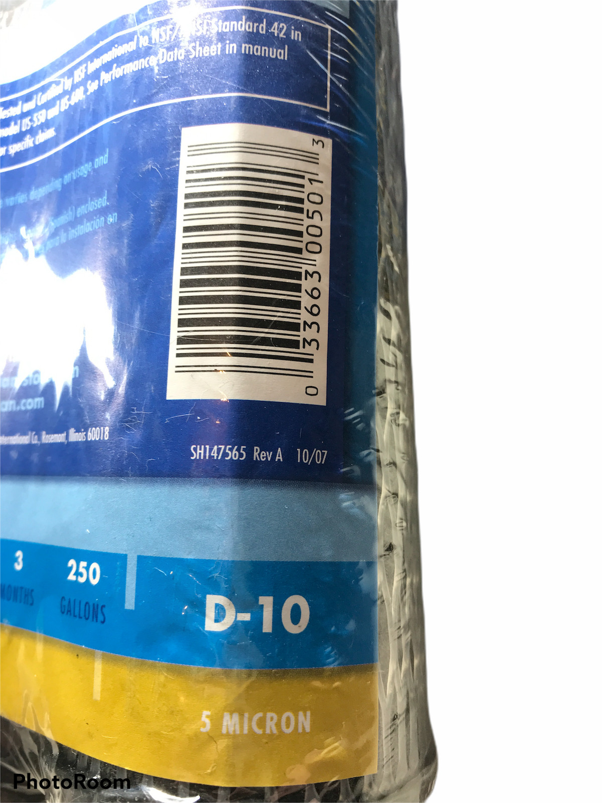 Lot of 2 New Culligan D-10 Level 1 Drinking Water Replacement Cartridge 2 packs