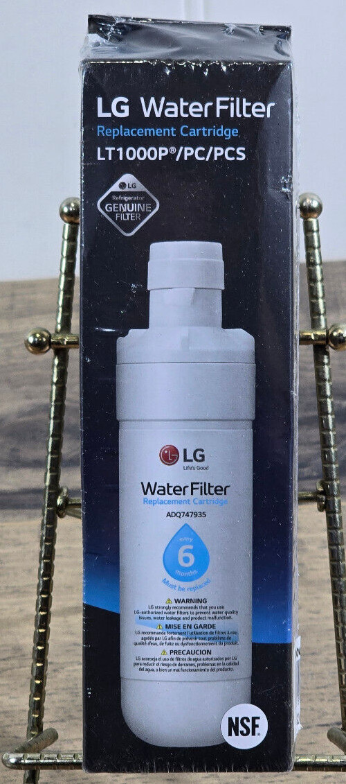 New 1 PACK LT1000P Fit LG LT1000P ADQ747935, Refrigerator Water Filter Black,USA