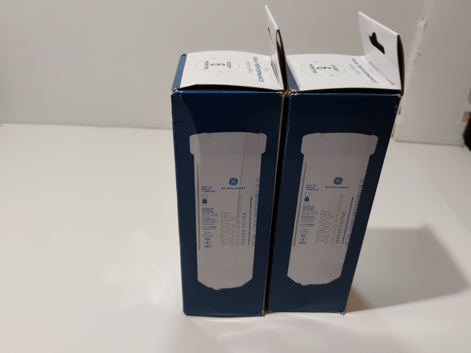 2 Pack GE XWF Refrigerator Water Filter Replacement | New | Non-Chip