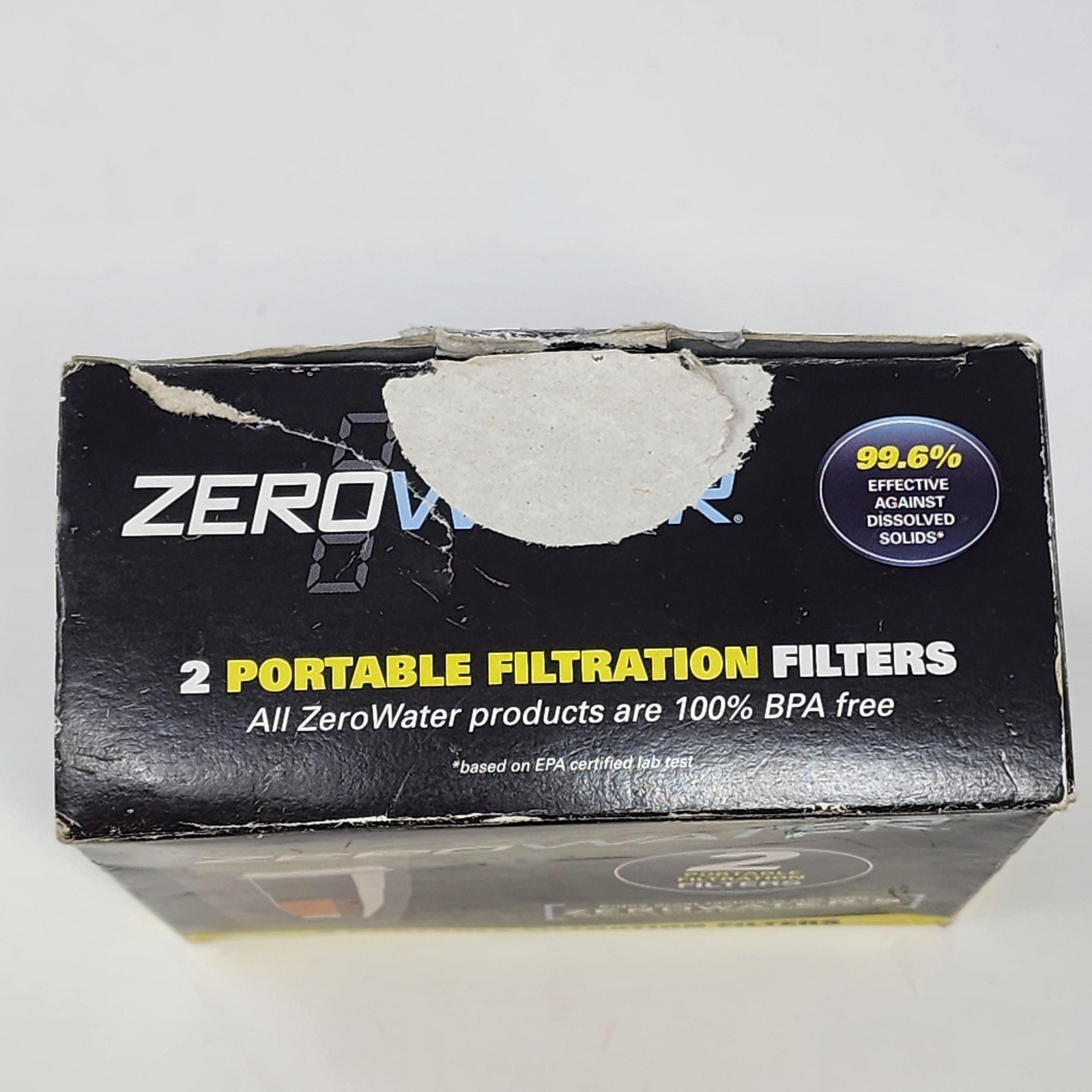 ZeroWater ZR-230 2 Pack Portable Filtration Filters For Brita Maxtra+ White