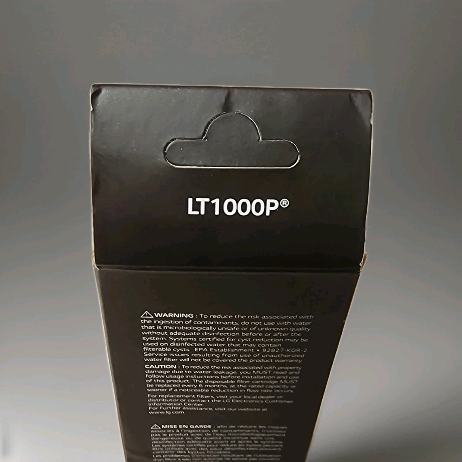 LG Water Filter LG LT1000P PN: ADQ747935 (6mth)