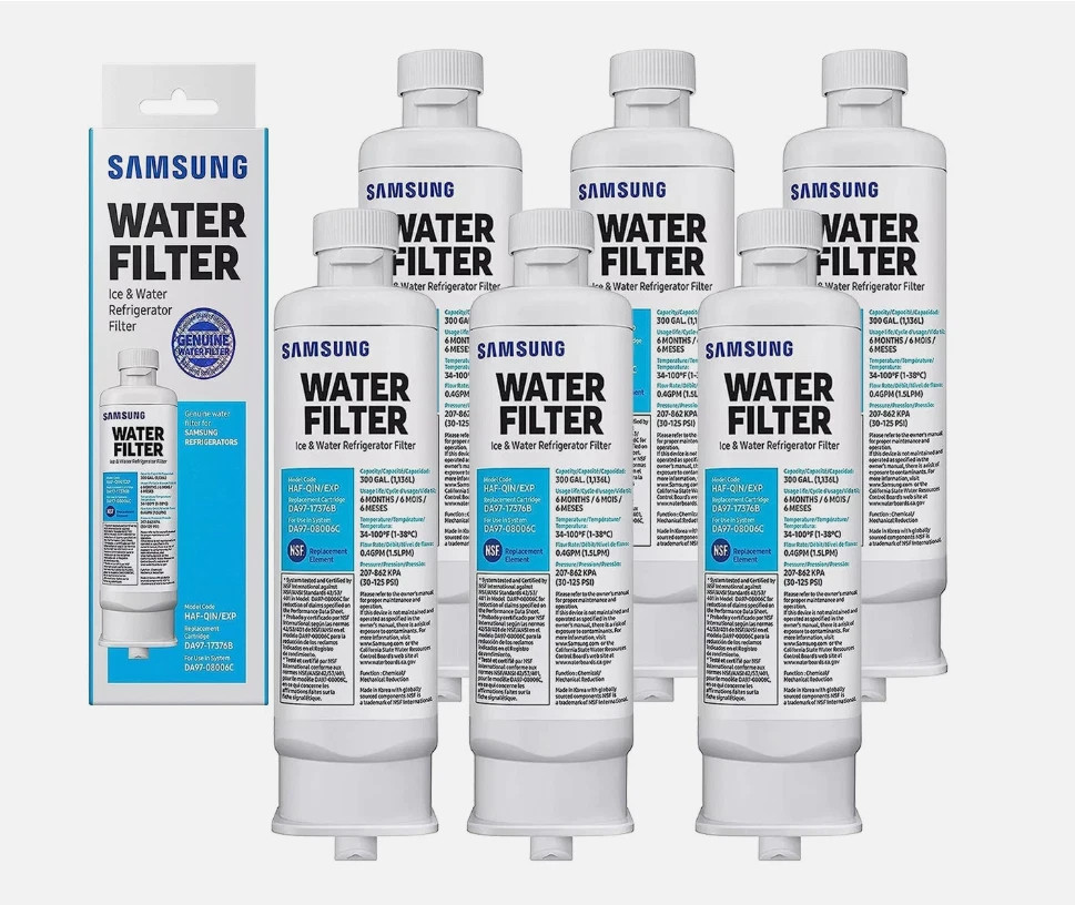 NEW 2-8PK ✅ Genuine Samsung DA97-17376B HAF-QIN/EXP REFRIGERATOR Water Filter