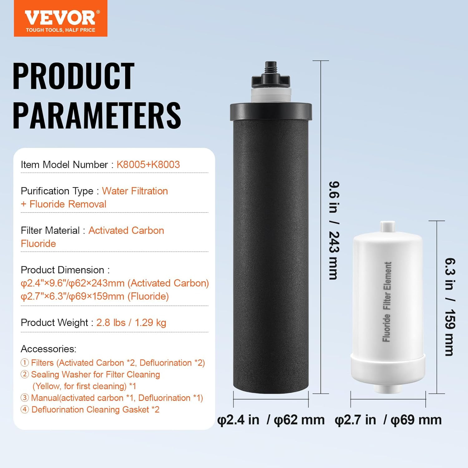 Water Filters Replacement Purification Elements, Replacement Filters Gravity….