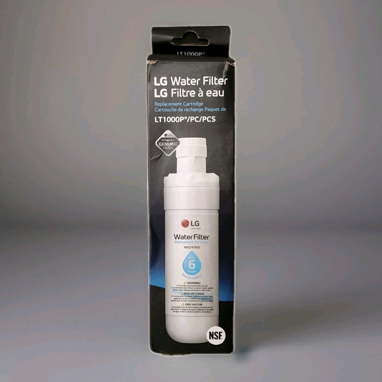 LG Water Filter LG LT1000P PN: ADQ747935 (6mth)