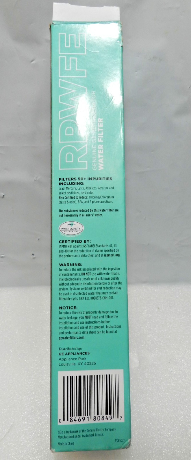 GE Appliances RPWFE Replacement Refrigerator Water Filter ( M63K)