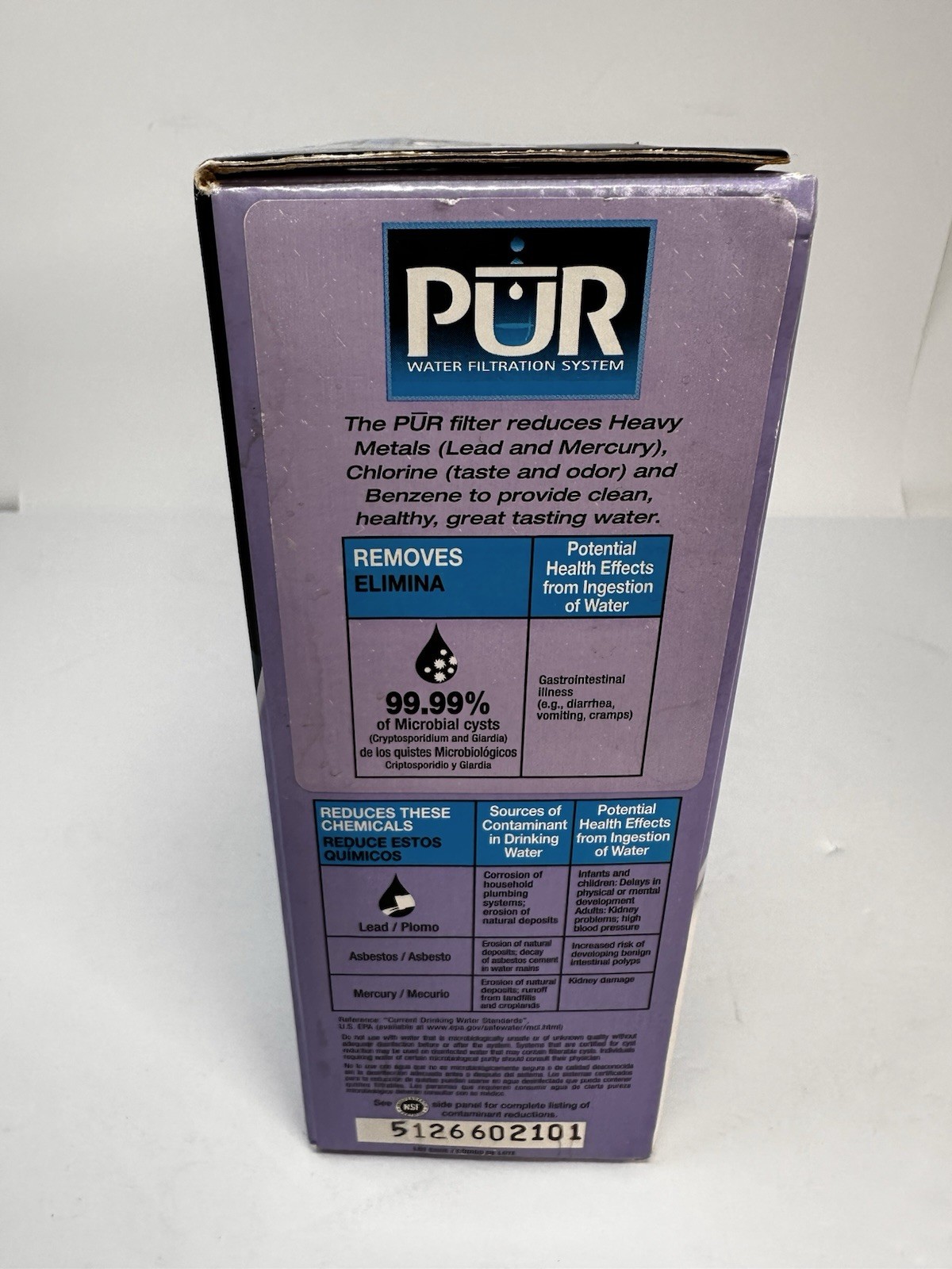 PUR Classic White Max Ion Water Faucet Purifier Filtration System FM-3333B NEW